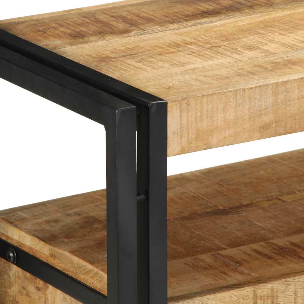 Console Table Brown 120 x 33 x 75 cm Solid Mango Wood