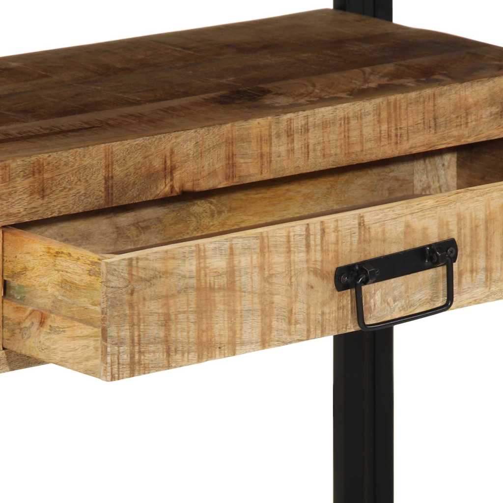 Console Table Brown 120 x 33 x 75 cm Solid Mango Wood