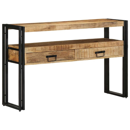Console Table Brown 120 x 33 x 75 cm Solid Mango Wood