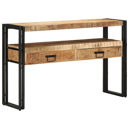 Console Table Brown 120 x 33 x 75 cm Solid Mango Wood