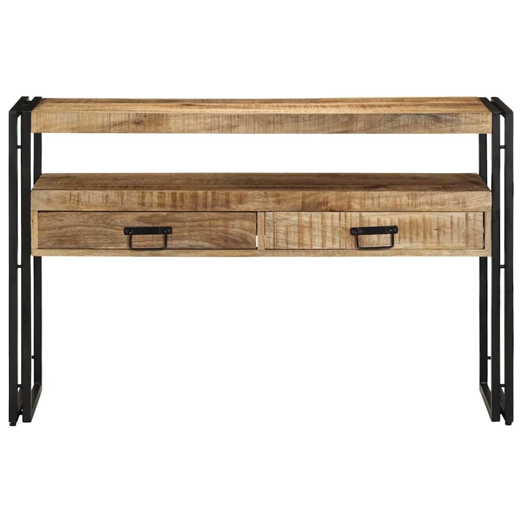 Console Table Brown 120 x 33 x 75 cm Solid Mango Wood