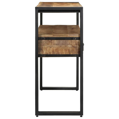 Console Table Brown 120 x 33 x 75 cm Solid Mango Wood