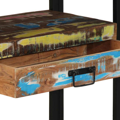 Console Table Multicolour 120 x 33 x 75 cm Solid Reclaim Wood