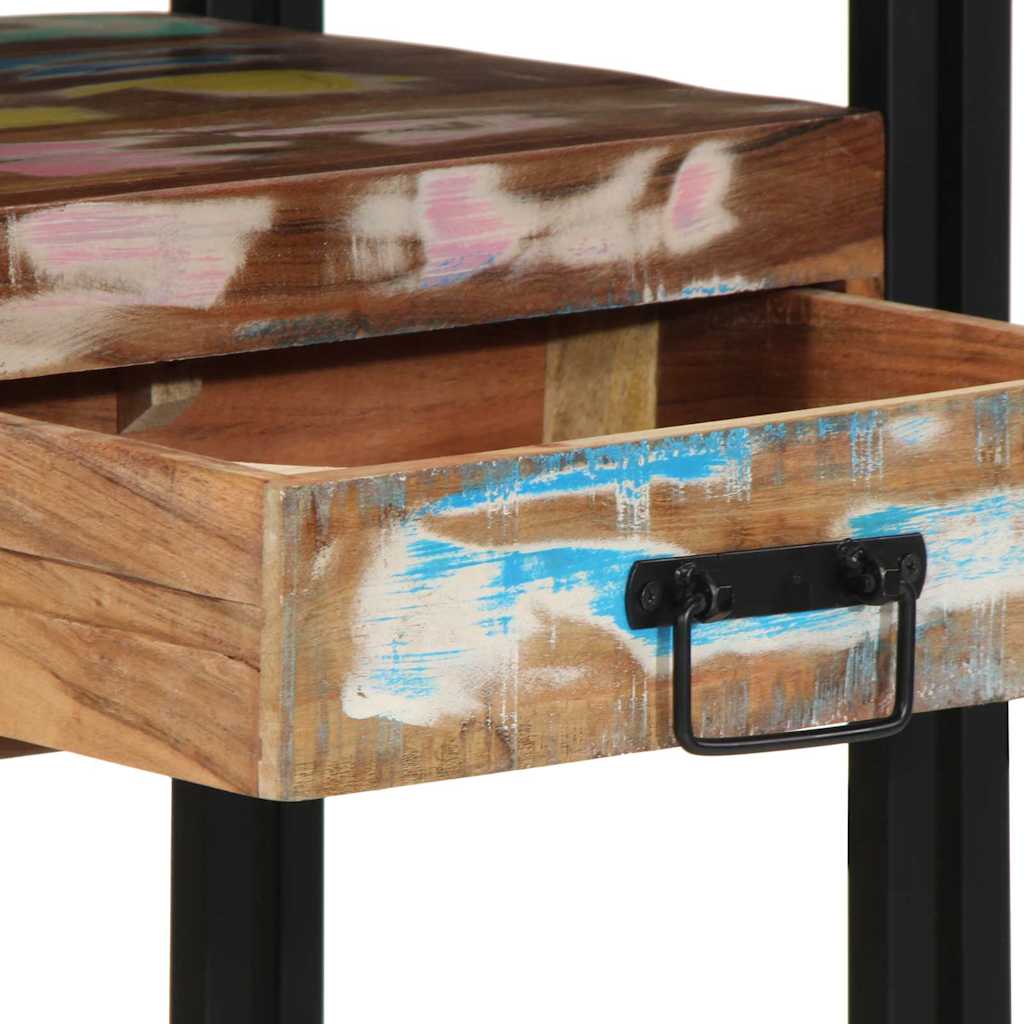 Console Table Multicolour 90 x 33 x 75 cm Solid Reclaim Wood