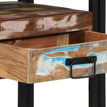 Console Table Multicolour 90 x 33 x 75 cm Solid Reclaim Wood