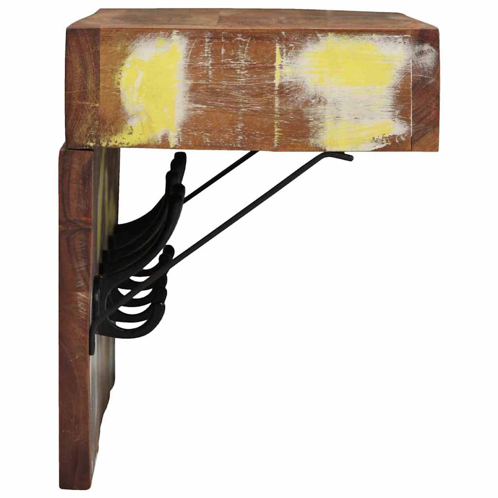 Coat Rack Multicolour 73 x 19 x 23 cm Solid Reclaim wood