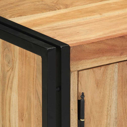 Shoe Cabinet with Shelf Brown 56 x 35 x 70 cm Solid Acacia wood