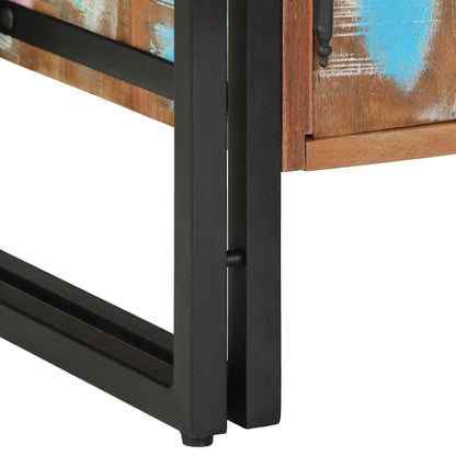 Shoe Cabinet Multicolour 56 x 35 x 70 cm Solid Reclaim wood