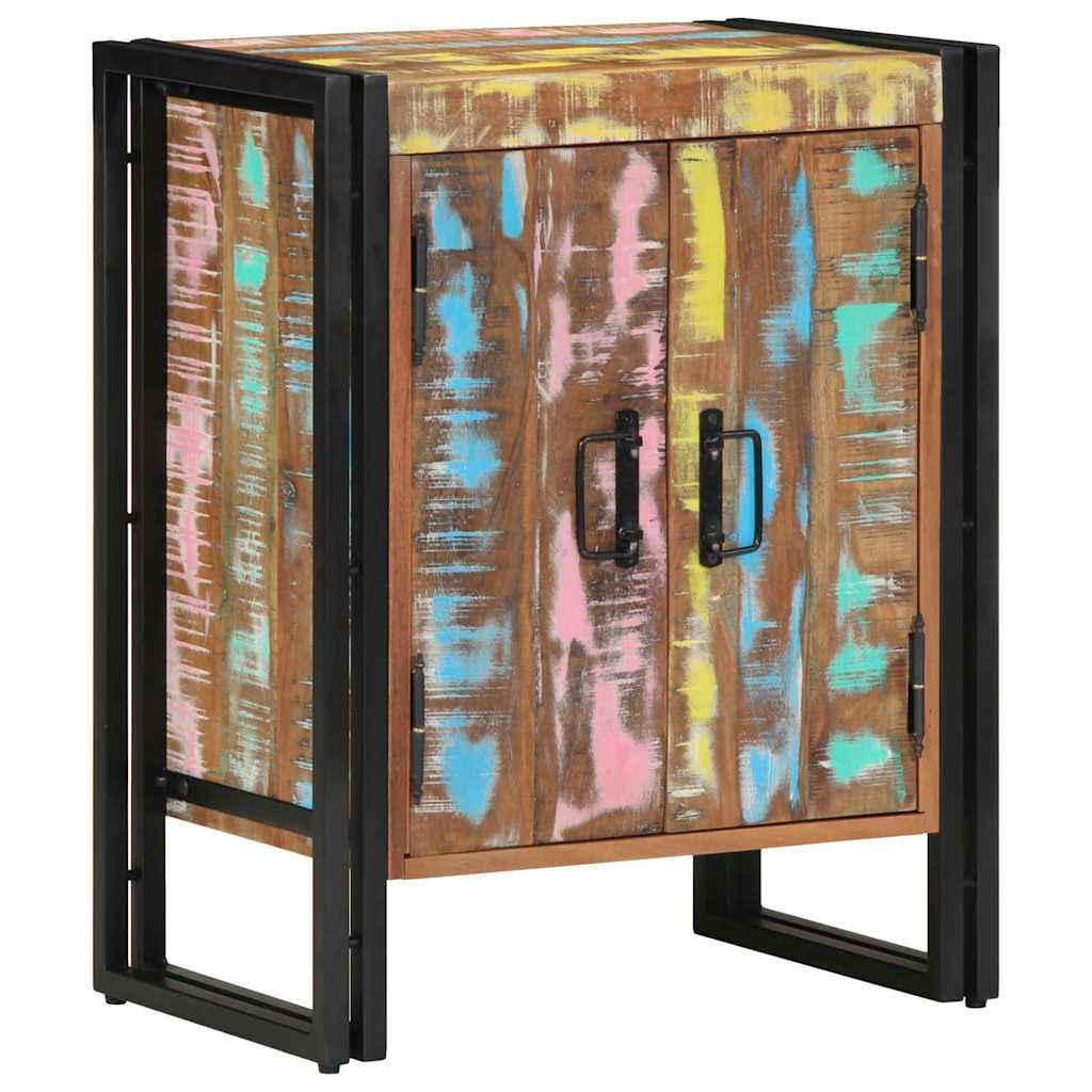 Shoe Cabinet Multicolour 56 x 35 x 70 cm Solid Reclaim wood