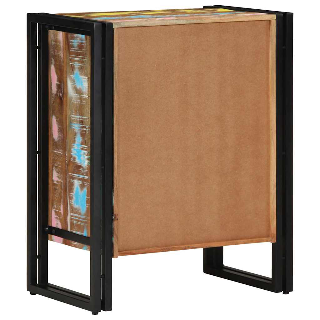 Shoe Cabinet Multicolour 56 x 35 x 70 cm Solid Reclaim wood