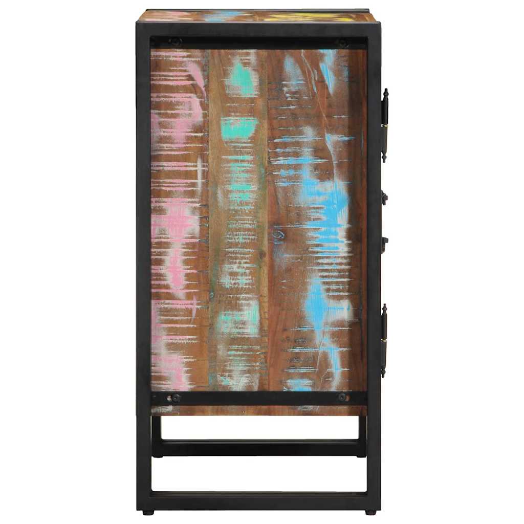 Shoe Cabinet Multicolour 56 x 35 x 70 cm Solid Reclaim wood