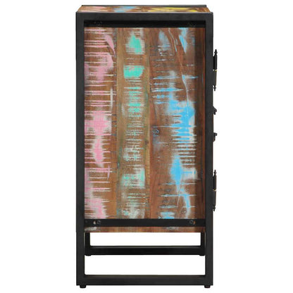 Shoe Cabinet Multicolour 56 x 35 x 70 cm Solid Reclaim wood