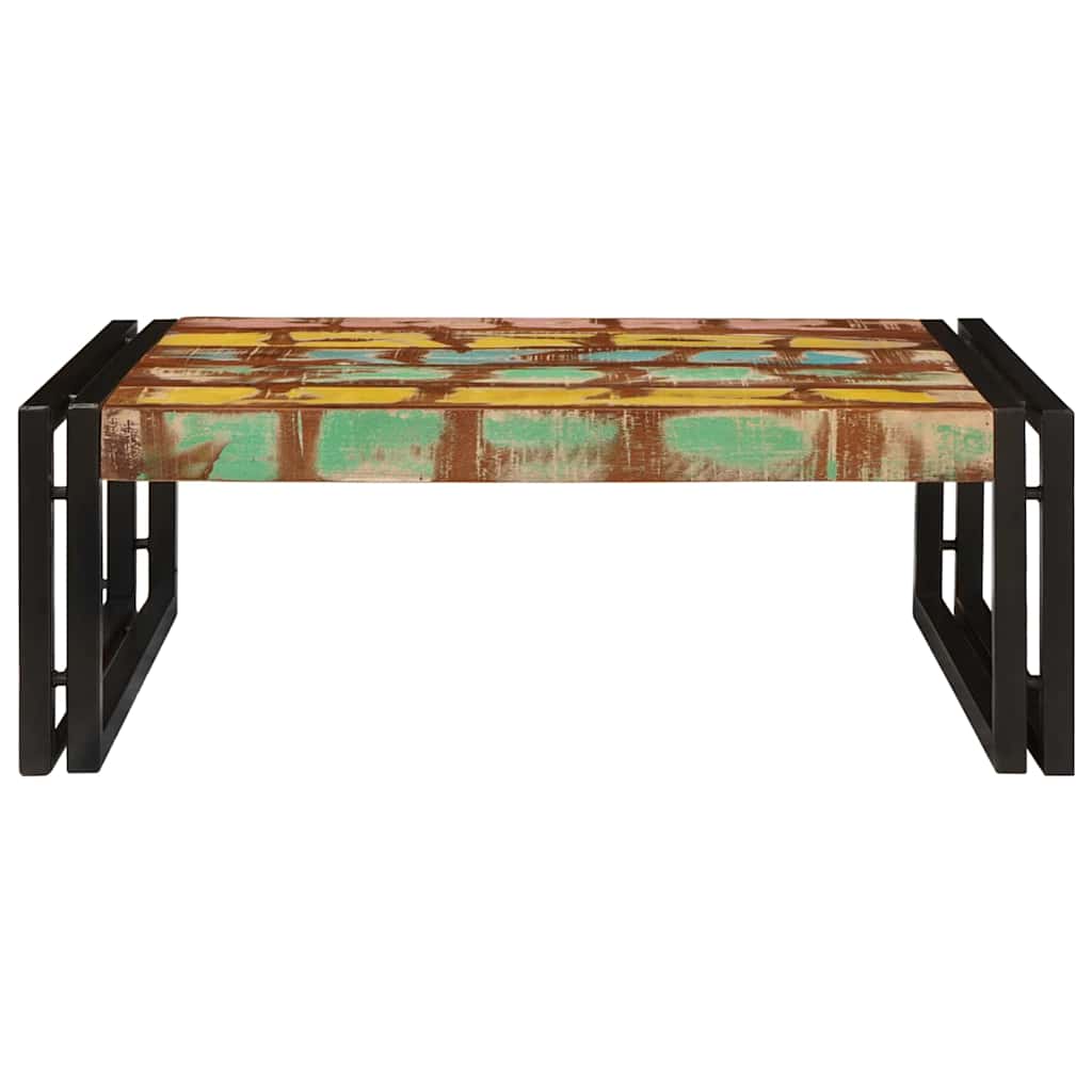 Bathroom Shelf Multicolour 65 x 50 x 23 cm Solid Reclaimed Wood