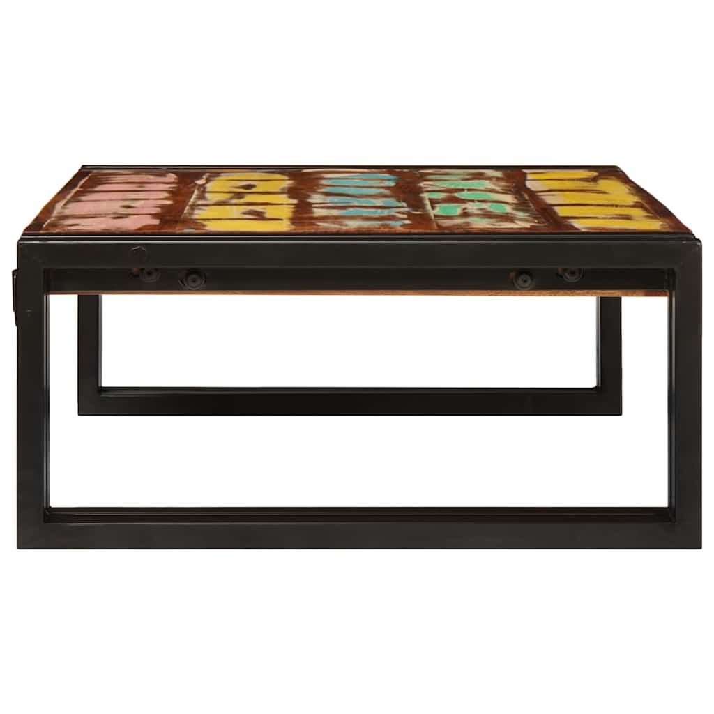 Bathroom Shelf Multicolour 65 x 50 x 23 cm Solid Reclaimed Wood