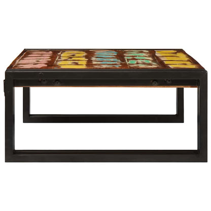 Bathroom Shelf Multicolour 65 x 50 x 23 cm Solid Reclaimed Wood