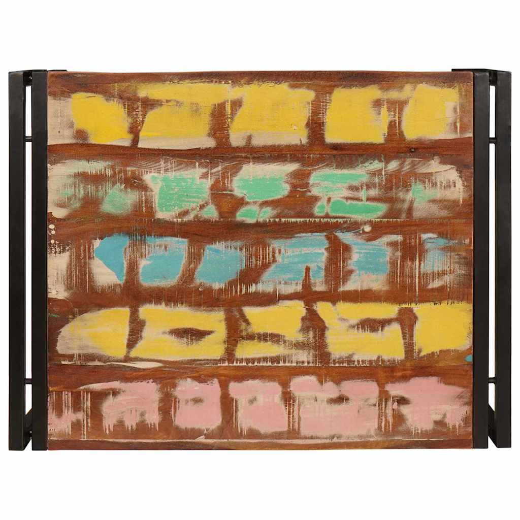 Bathroom Shelf Multicolour 65 x 50 x 23 cm Solid Reclaimed Wood