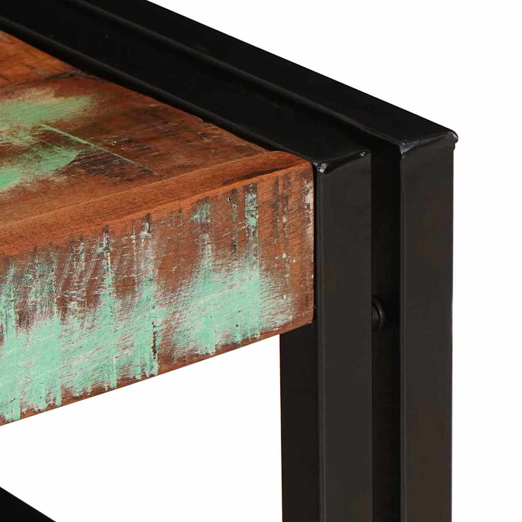 Bathroom Shelf Multicolour 80 x 50 x 23 cm Solid Reclaimed Wood