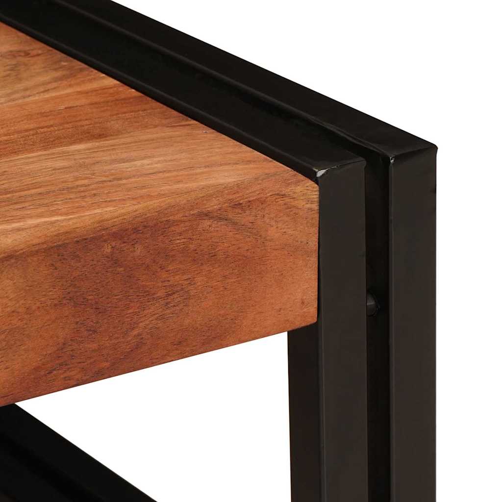 Bathroom Shelf Brown 100 x 50 x 23 cm Solid Acacia Wood