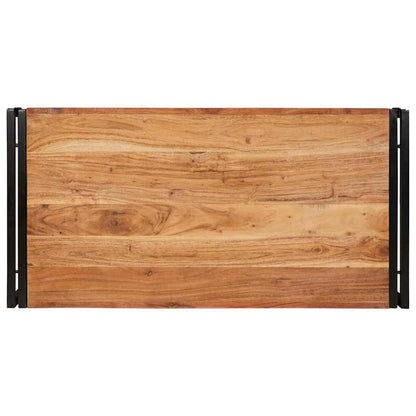 Bathroom Shelf Brown 100 x 50 x 23 cm Solid Acacia Wood