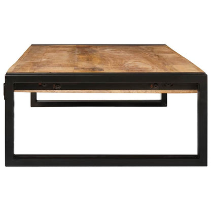 Bathroom Shelf Brown 120 x 50 x 23 cm Soild Rough Mango Wood