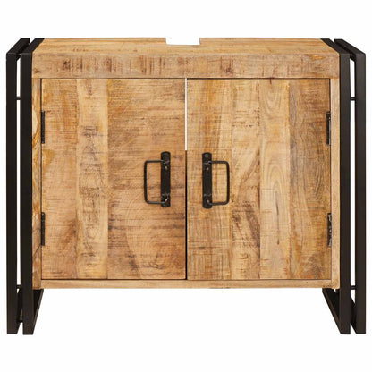 Sink cabinet with Shelf Brown 71 x 33 x 58 cm Solid Mango Wood