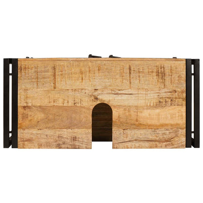 Sink cabinet with Shelf Brown 71 x 33 x 58 cm Solid Mango Wood