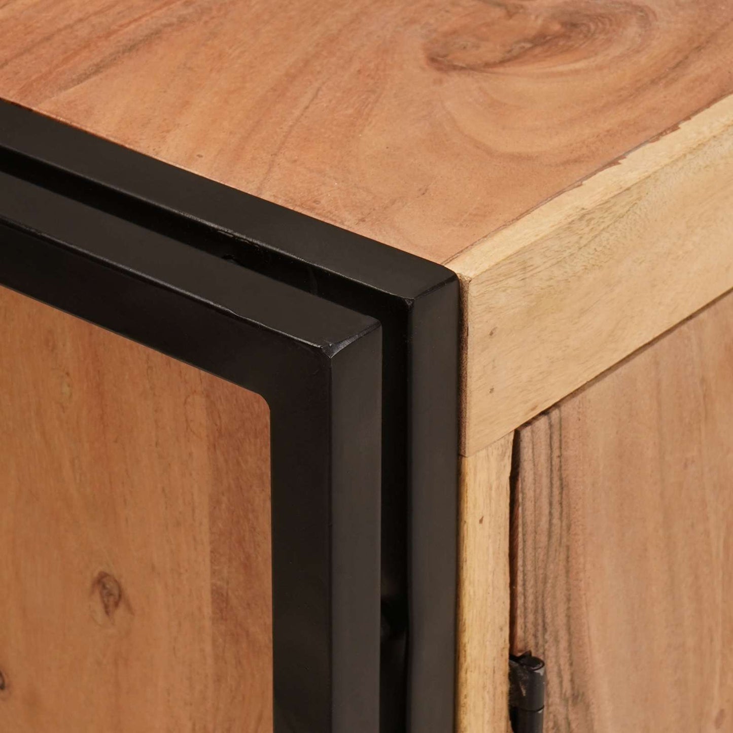Sink cabinet with Shelf Brown 71 x 33 x 58 cm Solid Acacia Wood