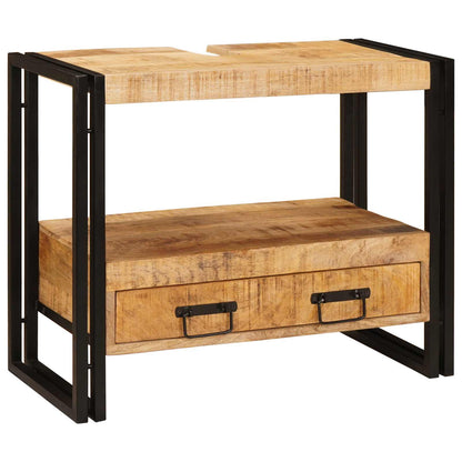 Vanity Cabinet Brown 71 x 33 x 58 cm Solid Mango Wood