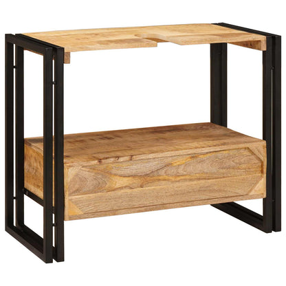 Vanity Cabinet Brown 71 x 33 x 58 cm Solid Mango Wood