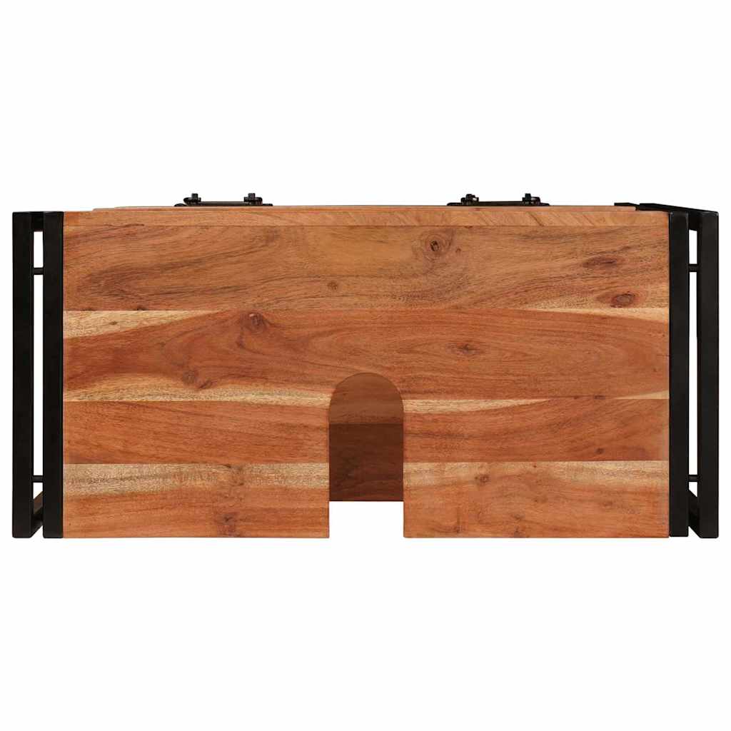 Vanity Cabinet Brown 71 x 33 x 58 cm Solid Acacia Wood