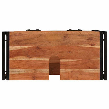 Vanity Cabinet Brown 71 x 33 x 58 cm Solid Acacia Wood