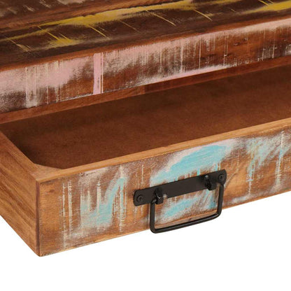 Vanity Cabinet Multicolour 71 x 33 x 58 cm Solid Reclaim Wood