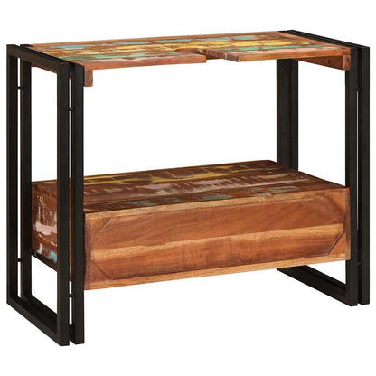 Vanity Cabinet Multicolour 71 x 33 x 58 cm Solid Reclaim Wood