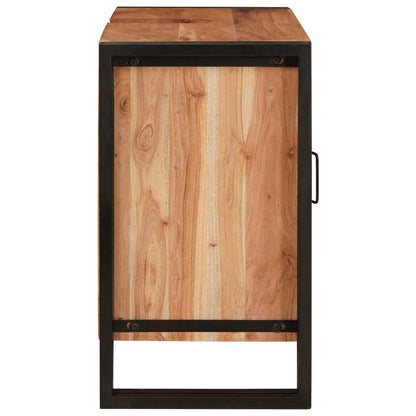 Sink cabinet with Shelf Brown 71 x 33 x 58 cm Solid Acacia Wood