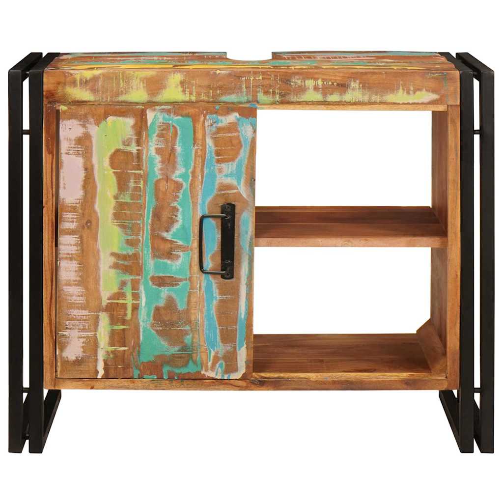 Sink cabinet Multicolour 71 x 33 x 58 cm Solid Reclaim Wood