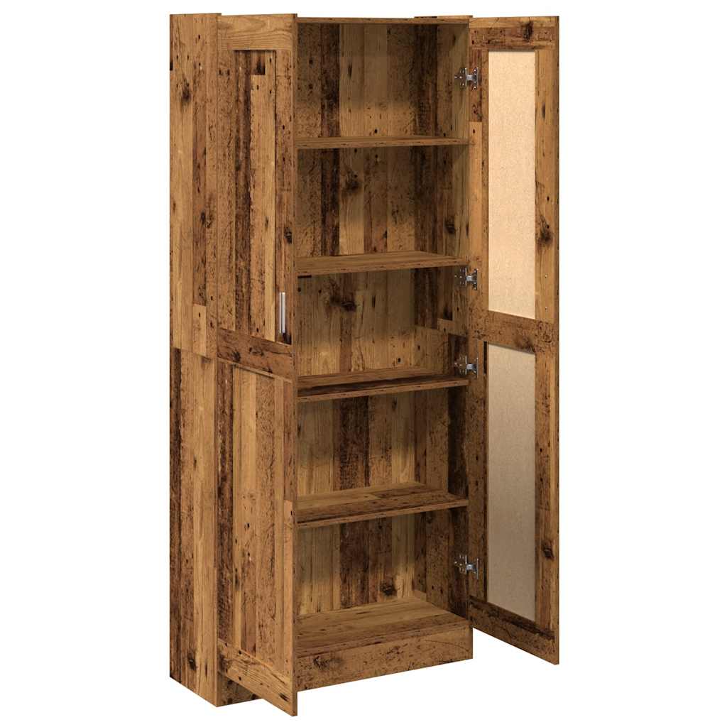 Highboard Old Wood 82.5x30.5x185 cm Engineered Wood
