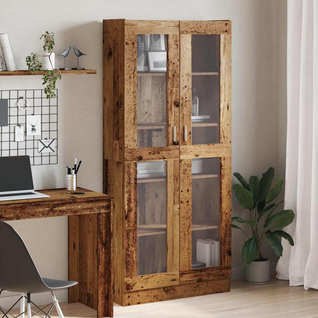 Highboard Old Wood 82.5x30.5x185 cm Engineered Wood