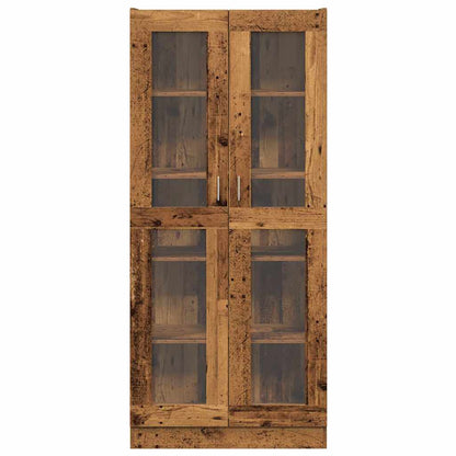 Highboard Old Wood 82.5x30.5x185 cm Engineered Wood