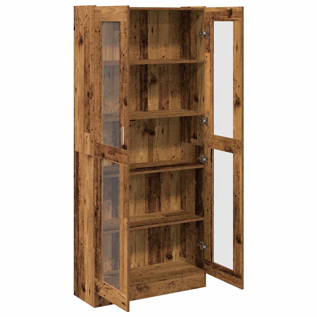 Highboard Old Wood 82.5x30.5x185 cm Engineered Wood