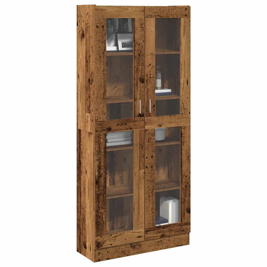 Highboard Old Wood 82.5x30.5x185 cm Engineered Wood