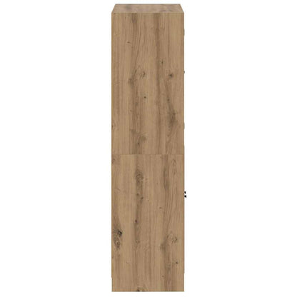 Highboard with Doors Artisian Oak 68x37x142 cm Engineered Wood