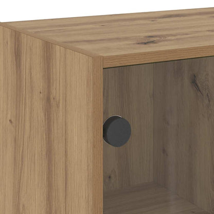 Highboard with Doors Artisian Oak 68x37x142 cm Engineered Wood