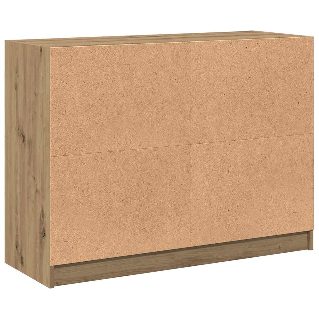 Sideboard Artisian Oak 102x37x75.5 cm Engineered Wood