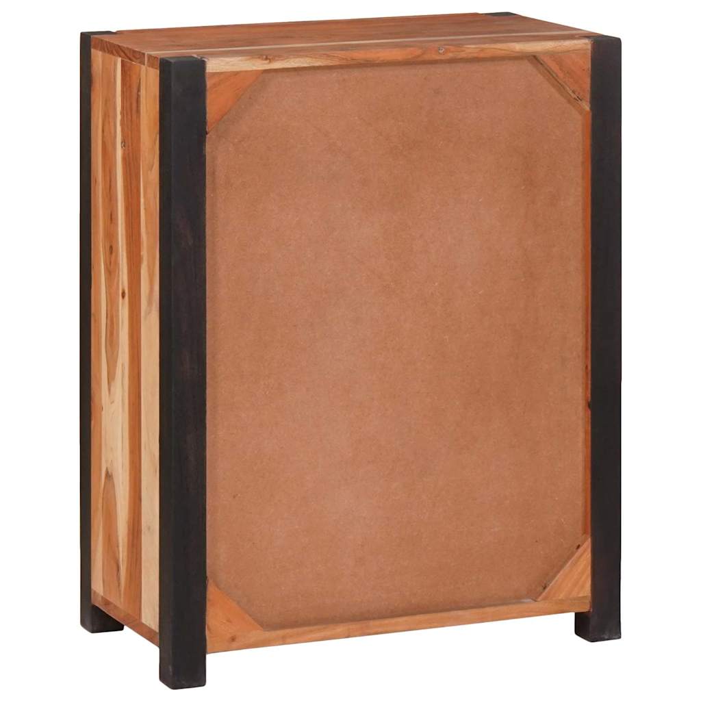 Sideboard 3 pcs Brown 110 x 30 x 75 cm Solid Acacia Wood