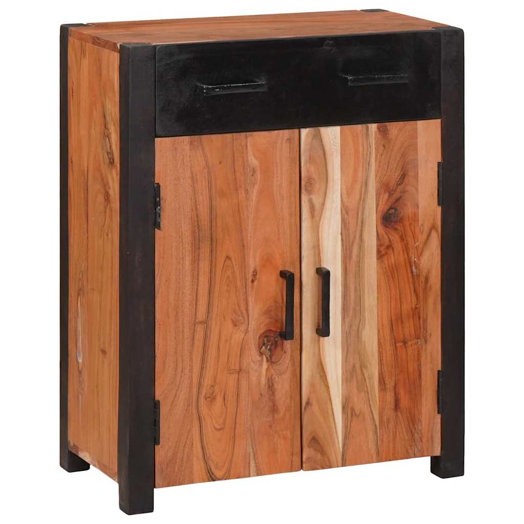 Sideboard 2 pcs Brown 110 x 30 x 75 cm Solid Acacia Wood