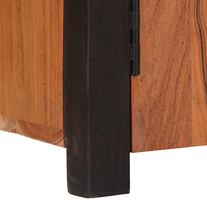 Sideboard 3 pcs Brown 165 x 30 x 75 cm Solid Acacia Wood