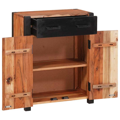Sideboard 3 pcs Brown 165 x 30 x 75 cm Solid Acacia Wood