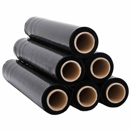 Stretch Film 6 pcs Black 23 μm 50 cm x 150 m