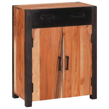 Sideboard with Drawer Brown 55 x 30 x 75 cm Solid Acacia Wood