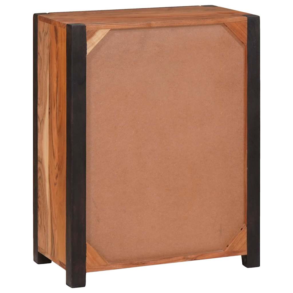 Sideboard with Drawer Brown 55 x 30 x 75 cm Solid Acacia Wood